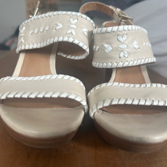 Jack Rogers Vanessa stacked wedge 7.5 - Picture 6 of 7